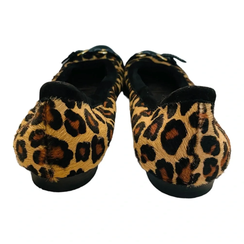 ATTILIO GIUSTI LEOMBRUNI AGL Leopard Flats Size 38